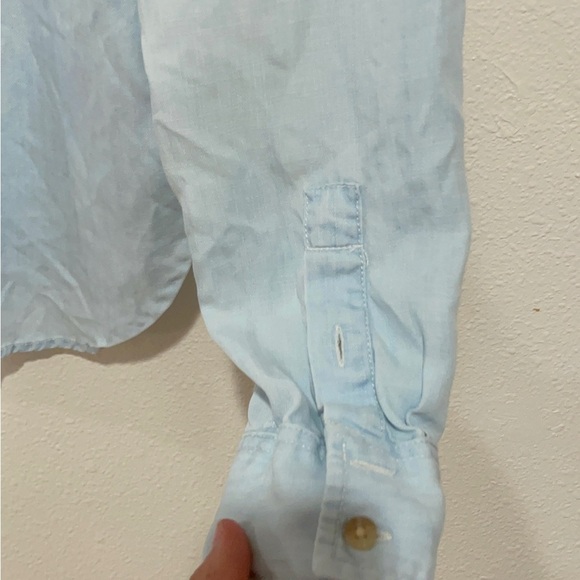 American Eagle Outfitters Blue Relaxed Button Down Shirt - Picture 10 of 12